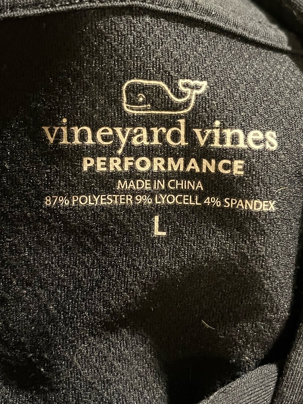 Vineyard Vines Black Performance Pullover Hoodie with Gray Camo Side Panels - Picture 5 of 6